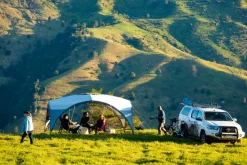 Hot OZtrail 4.2 Shade Dome Deluxe - With Sun Wall