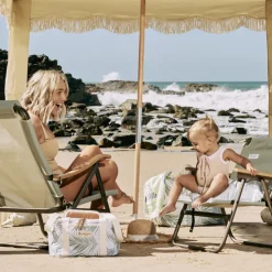 Sale OZtrail Beach High Back Chair - Palm Cove Green