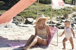 Sale OZtrail Beach Mat Chair - Cable Beach Pink