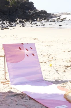 Sale OZtrail Beach Mat Chair - Cable Beach Pink