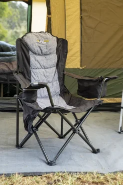 OZtrail Big Boy Arm Chair - Black