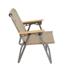 Discount OZtrail Cape Series Flat Fold Chair - Tan