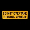 Outlet Companion Caravan Sticker - Do Not Overtake