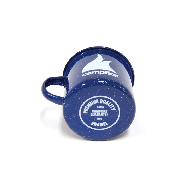 Campfire 8cm Enamel Mug - Navy