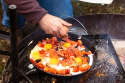 New Campfire 25cm Round Frying Pan Solid Handle