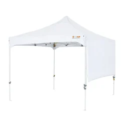 OZtrail Commercial Deluxe 3.0 Flexi Shade Gazebo - White