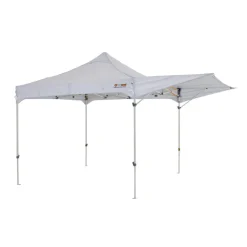 OZtrail Commercial Deluxe 3.0 Flexi Shade Gazebo - White