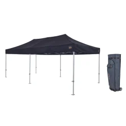 Hot OZtrail Commercial Pro Aluminium 6.0 Gazebo - Black