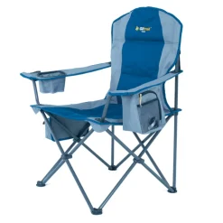 Sale OZtrail Cooler Arm Chair - Blue