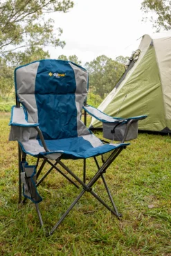 Sale OZtrail Cooler Arm Chair - Blue