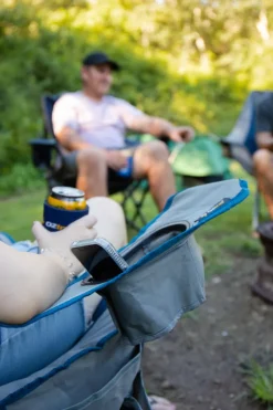 Sale OZtrail Cooler Arm Chair - Blue