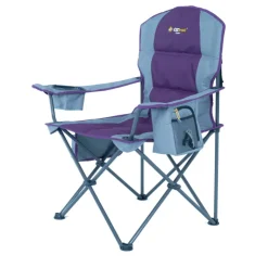 Clearance OZtrail Cooler Arm Chair - Purple