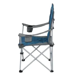 Clearance OZtrail Deluxe Arm Chair - Blue