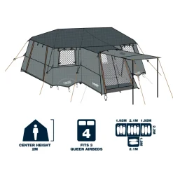 New OZtrail Fast Frame BlockOut Lumos 12P Tent