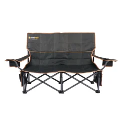 OZtrail Fireside Double Chair - Black