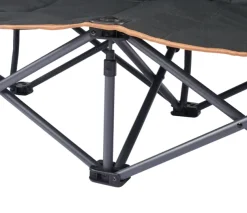 OZtrail Fireside Double Chair - Black