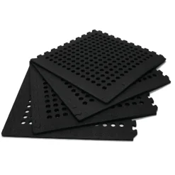 OZtrail Foam Floor Mat Black - 4 Pack