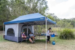 Hot OZtrail Hydroflow Deluxe 6.0 Gazebo - Navy