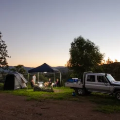 Discount OZtrail Hydroflow Deluxe 3.0 Gazebo - Navy