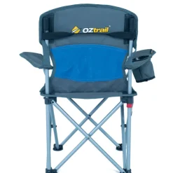 Clearance OZtrail Junior Deluxe Arm Chair - Blue