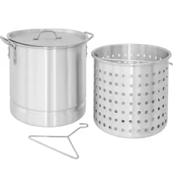 Hot Campfire 30L Aluminium Stockpot & Basket