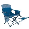 New OZtrail Monarch Arm Chair with Footrest - Blue