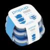Hot Popup Food Containers Blue 3 Pack