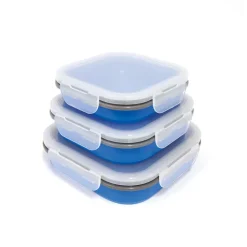 Hot Popup Food Containers Blue 3 Pack