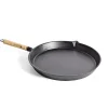 Best Campfire Round Frying pan - Solid Handle 30cm