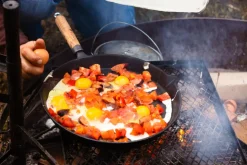 Best Campfire Round Frying pan - Solid Handle 30cm