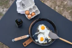 Best Campfire Round Frying pan - Solid Handle 30cm