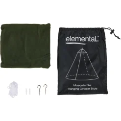 Outlet Elemental Single Circular Mosquito Net