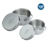 Clearance Campfire Stainless Steel Pot Set - 4 Piece