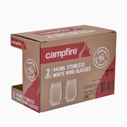 Discount Campfire Tritan Stemless White Wine 443ML 2 Pack