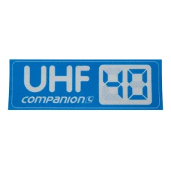 Outlet Companion UHF Channel Sticker
